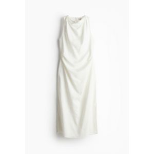 Rochie drapata din amestec de in