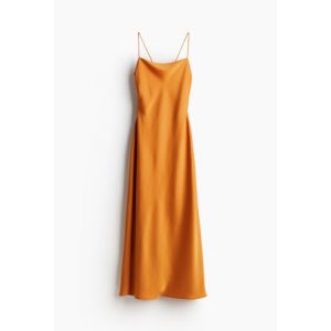 Rochie de satin cu spatele gol