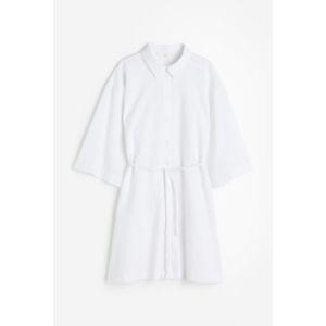 Rochie tip camasa din amestec de in