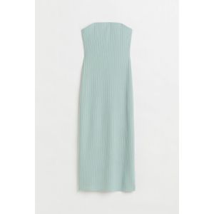 Rochie din jerseu reiat fara bretele