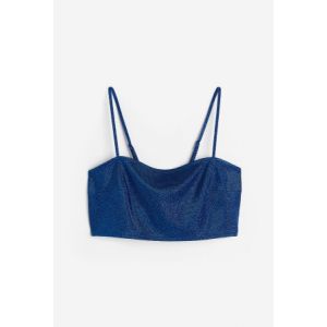 Top stralucitor tip bralette cu bretele