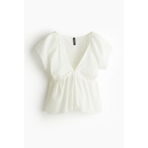 Bluza din crep cu peplum
