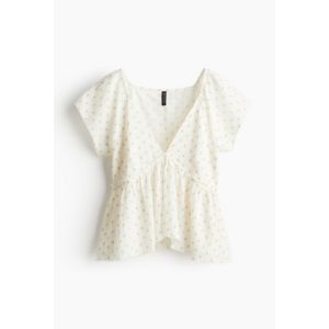 Bluza din crep cu peplum