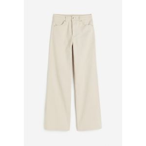Pantaloni largi de twill