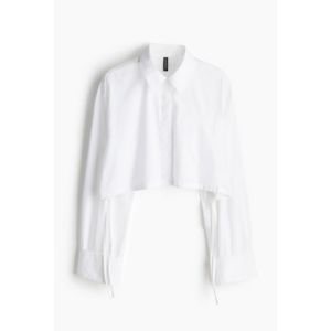 Camasa cropped cu snur
