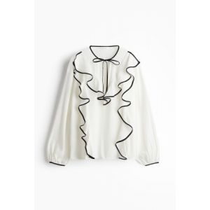 Bluza din crep cu volan