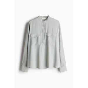 Bluza cu guler tip banda