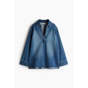 Camasa din denim fara inchizatori