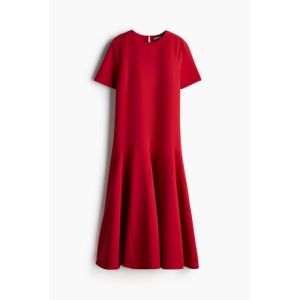 Rochie de twill cu fusta evazata