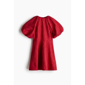 Rochie din tesatura jacard cu funde la spate