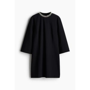 Rochie cu margele la guler