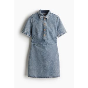 Rochie din denim cu guler