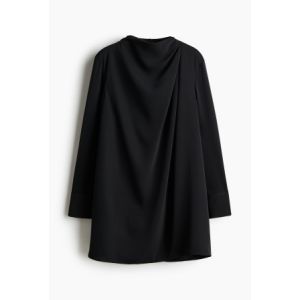 Rochie drapata din twill