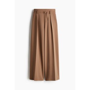 Pantaloni largi cu cordon
