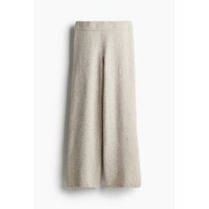 Pantaloni tricotati fin
