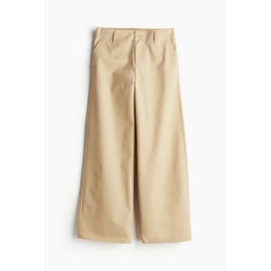 Pantaloni chino din twill cu margine nefinisata