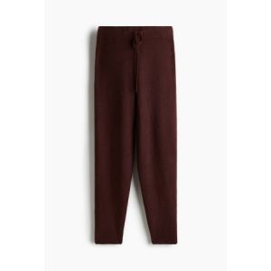 Pantaloni tip jogging tricotati fin