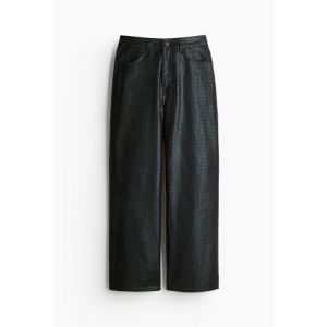 Pantaloni din twill cu motive