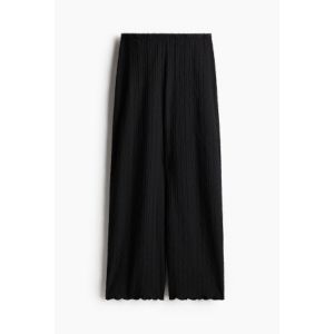 Pantaloni texturati largi