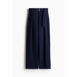 Pantaloni largi cu cordon