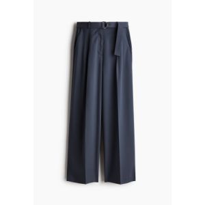 Pantaloni largi cu cordon