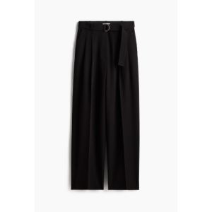 Pantaloni largi cu cordon