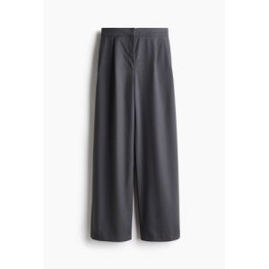 Pantaloni largi din twill