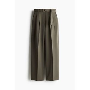 Pantaloni largi cu cordon