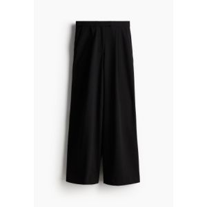 Pantaloni largi din twill