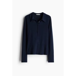 Bluza polo din jerseu
