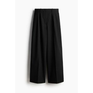 Pantaloni largi din twill