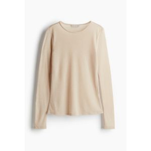 Bluza din jerseu transparent