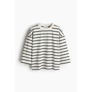 Bluza de bumbac cu croiala lejera