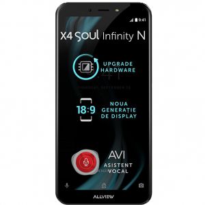 Telefon ALLVIEW X4 Soul Infinity N, 32GB, 4GB RAM, dual sim, Steel Gray