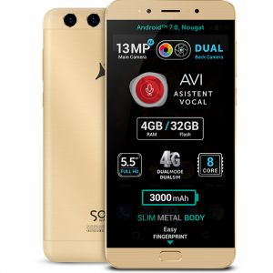 Telefon ALLVIEW X4 Soul Lite, 32GB, 4GB RAM, Dual SIM, Gold