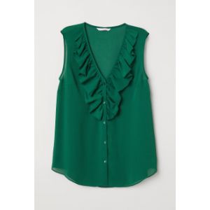 Bluza in V cu volan