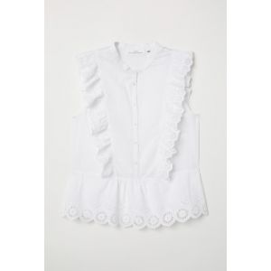 Bluza cu broderie englezeasca