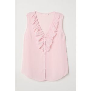 Bluza in V cu volan