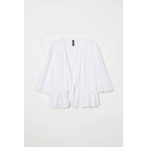 Bluza in V cu benzi
