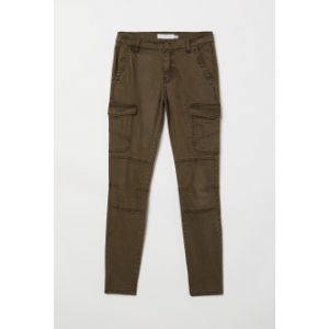 Pantaloni cargo cu lyocell