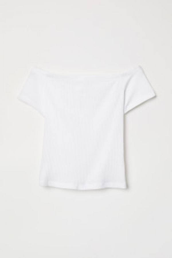  Bluza reiata cu umerii goi