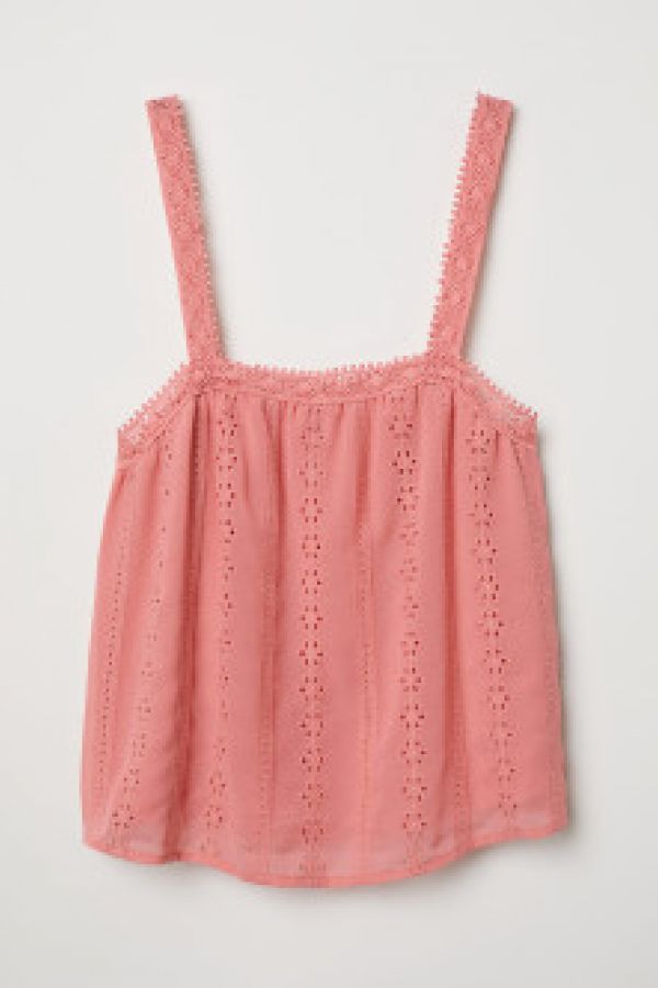  Bluza brodata cu dantela