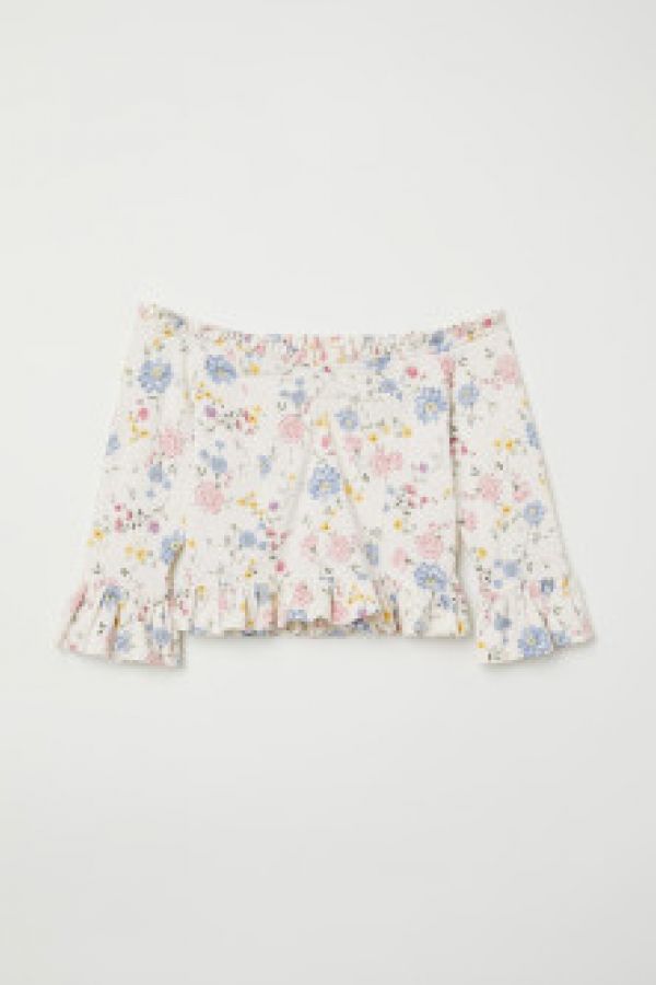  Bluza cu umerii goi