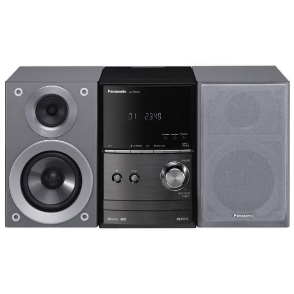  Microsistem PANASONIC SC-PM600EG-S, 40W, FM, CD, USB, Bluetooth, argintiu