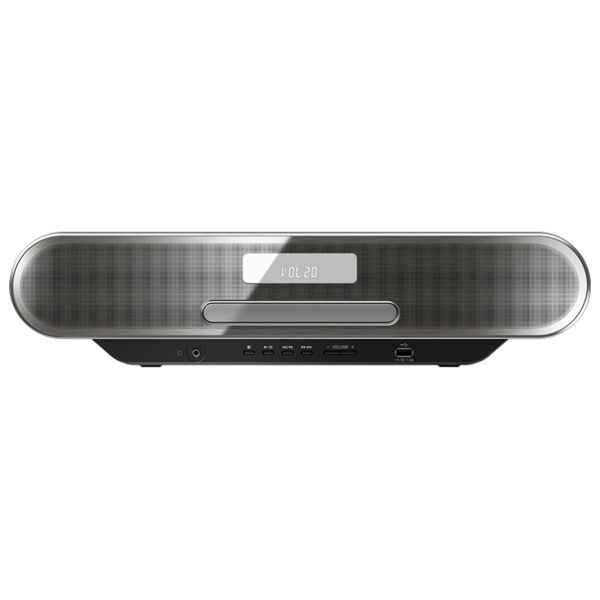  Microsistem Wi-Fi PANASONIC SC-RS52EG-S, 40W, FM, CD, USB, Bluetooth, argintiu