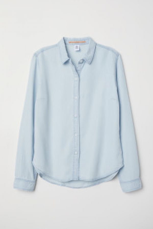  Camasa din denim de lyocell