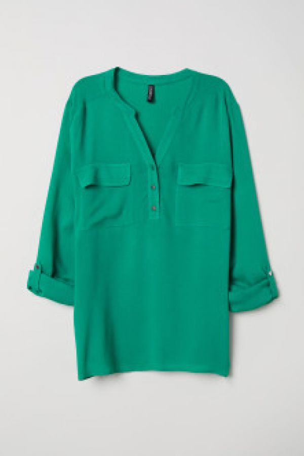  Bluza cu decolteu in V