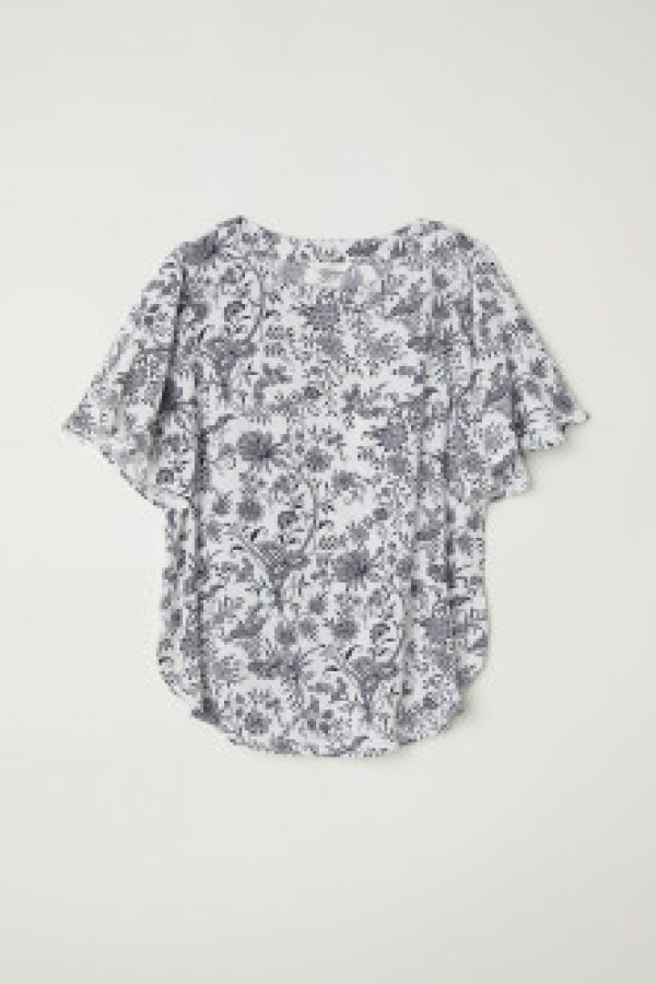 Bluza cu maneci-trompeta