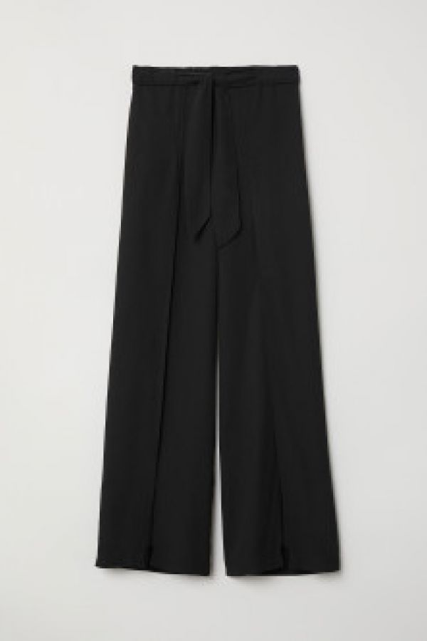  Pantaloni largi cu fente