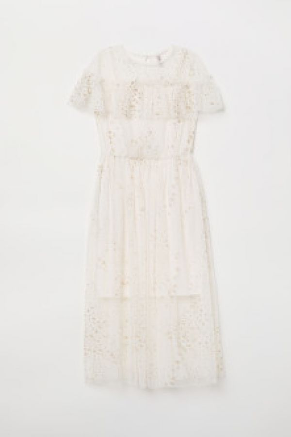  Rochie de plasa cu imprimeu